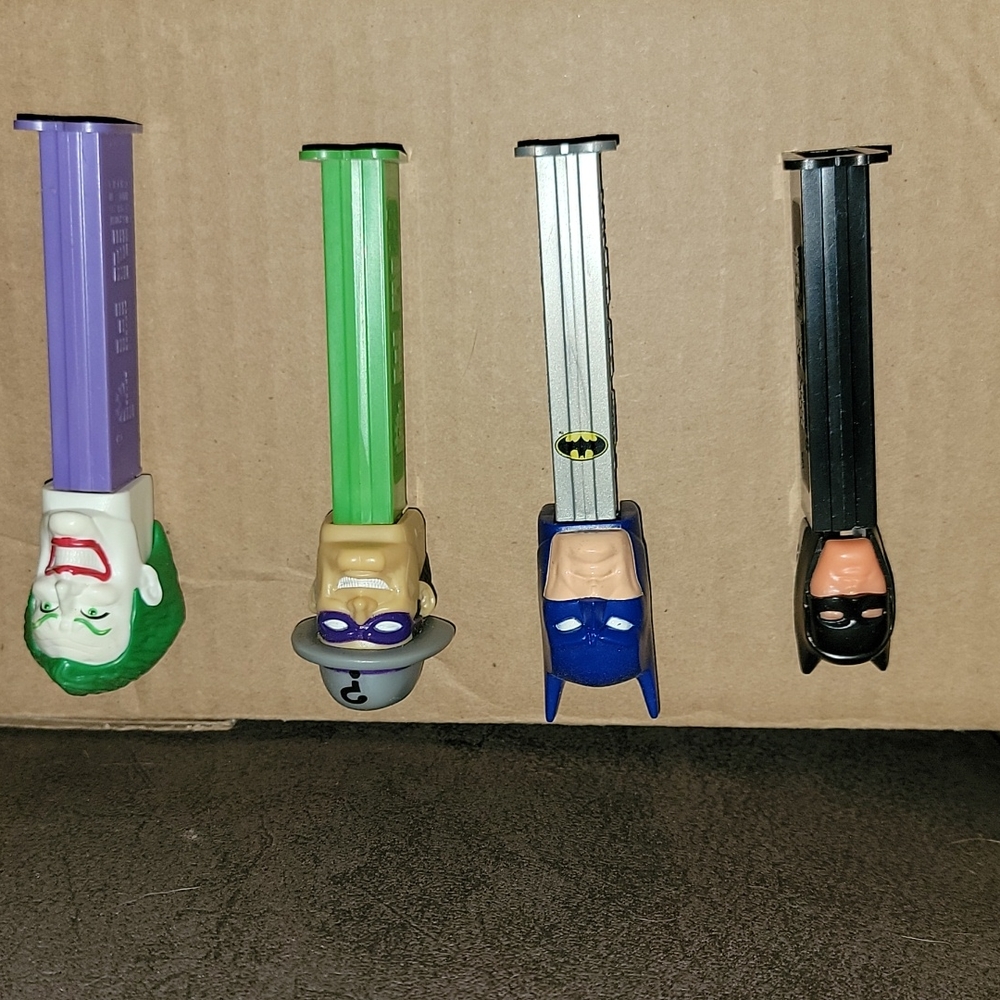 Collectible Batman Pez Dispensers (x4)